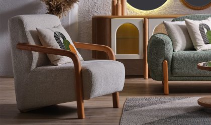 Medusa Home Mobilya - Begonvil Bohem Yaşam Odası