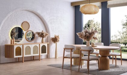 Medusa Home Mobilya - Begonvil Bohem Yemek Odası