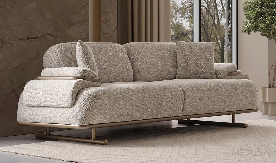 Medusa Home Mobilya - Belinay Üçlü Koltuk