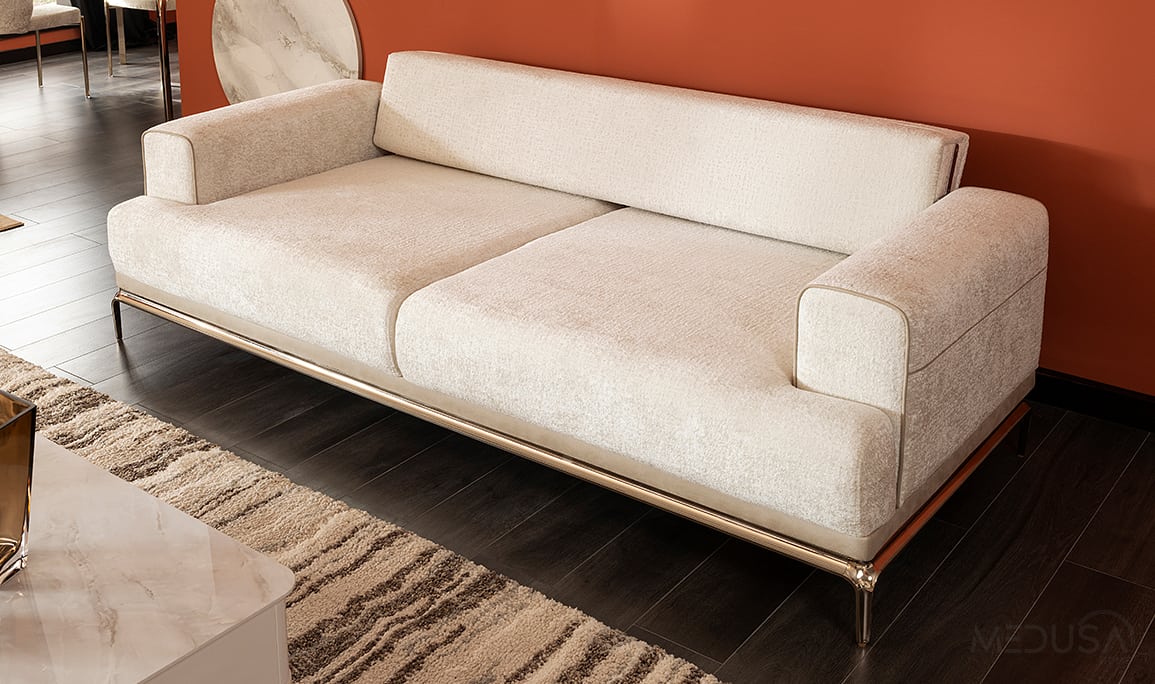 Medusa Home Mobilya - Belis Üçlü Koltuk