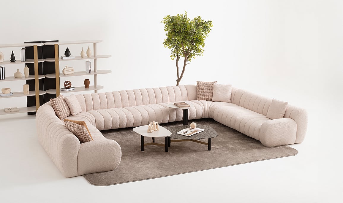 Medusa Home Mobilya - Belize Maxi Köşe Takımı