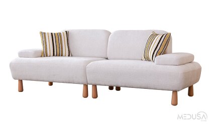 Medusa Home Mobilya - Bella Bohem Üçlü Koltuk