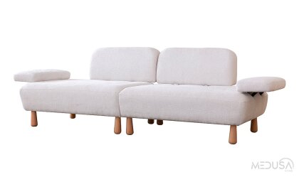 Medusa Home Mobilya - Bella Bohem Üçlü Koltuk