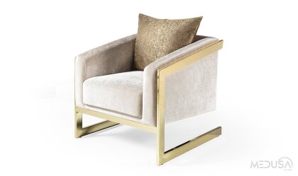 Medusa Home Mobilya - Bella Gold Koltuk Takımı