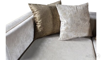Medusa Home Mobilya - Bella Gold Üçlü Koltuk