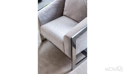 Medusa Home Mobilya - Bella Gümüş Koltuk Takımı