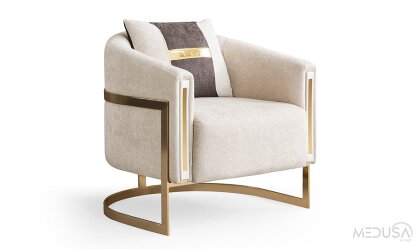 Medusa Home Mobilya - Bella Luxury Berjer