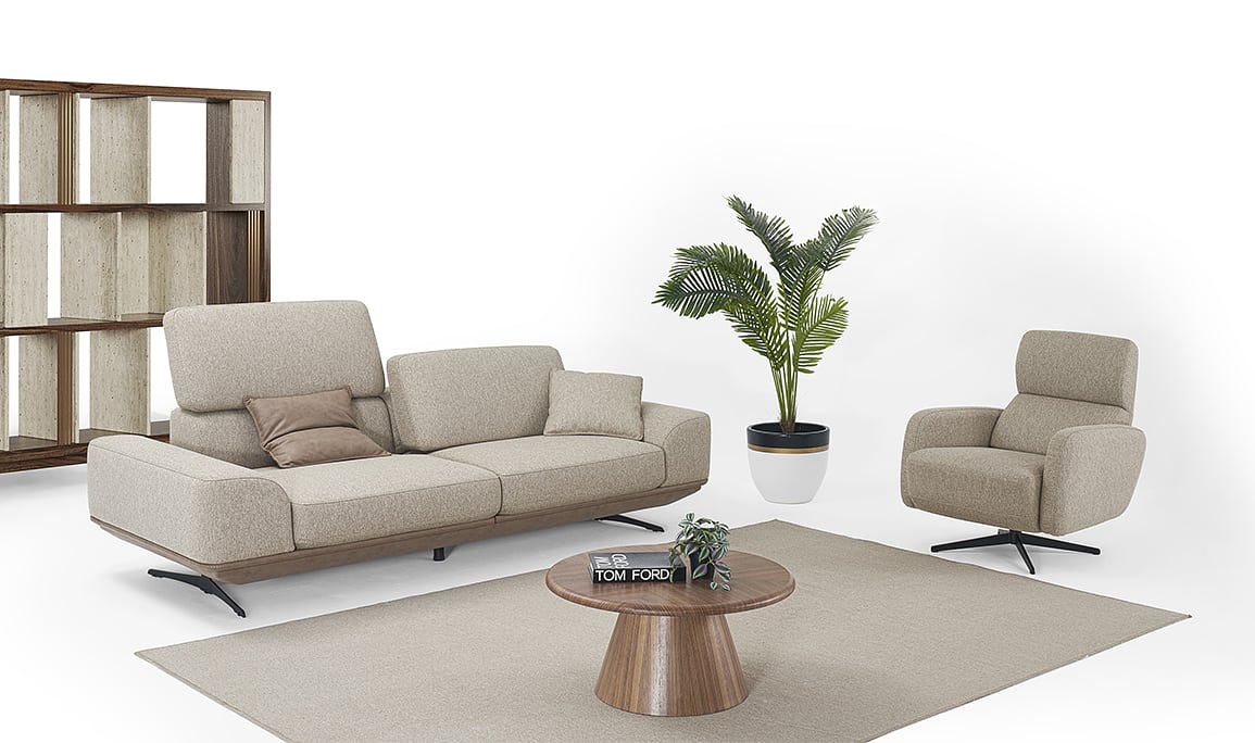 Medusa Home Mobilya - Belline Üçlü Koltuk