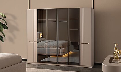Medusa Home Mobilya - Bellora 6 Kapaklı Gardırop