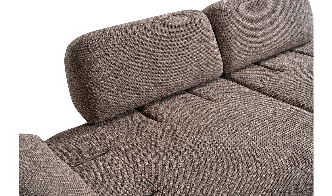 Medusa Home Mobilya - Belluno Kahve Üçlü Koltuk