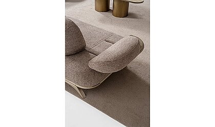 Medusa Home Mobilya - Belluno Kahve Üçlü Koltuk