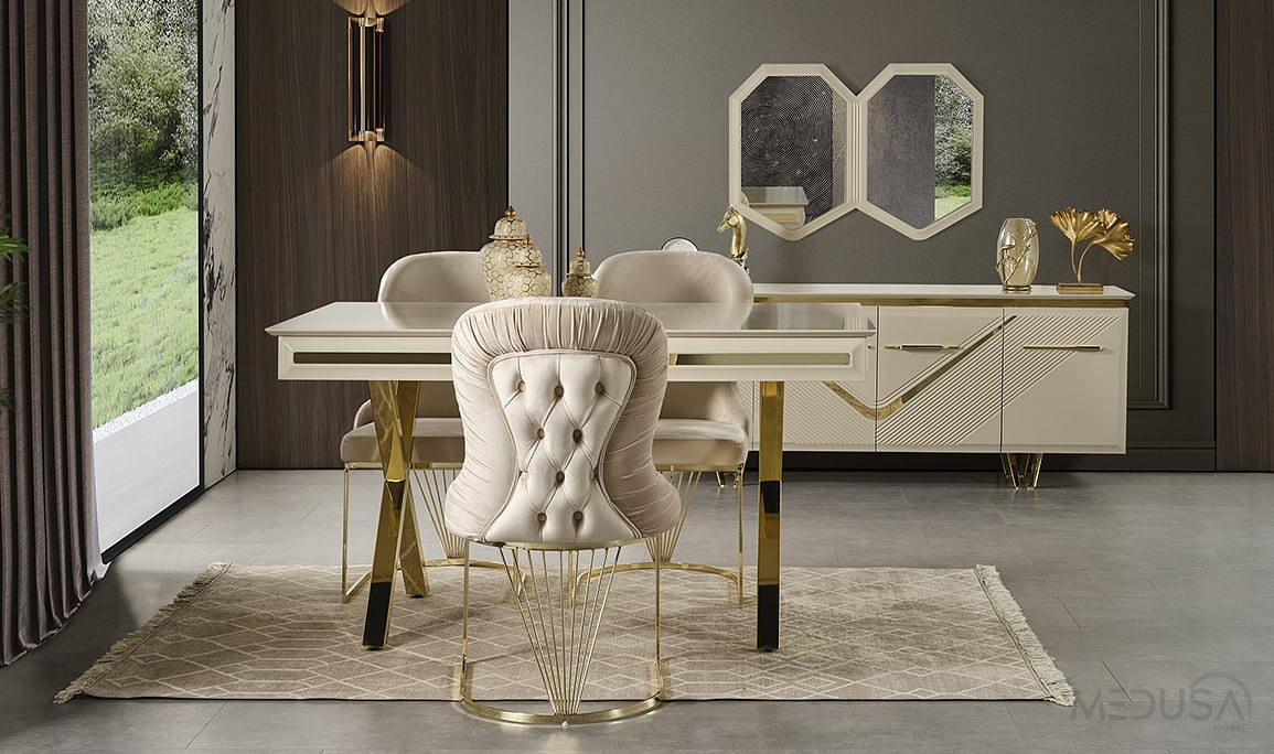 Medusa Home Mobilya - Benjamin Luxury Yemek Odası