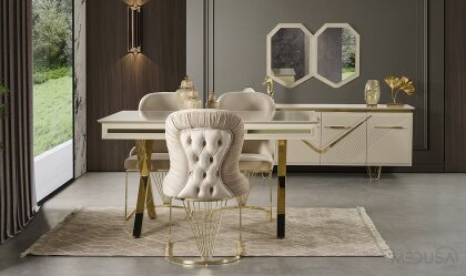Medusa Home Mobilya - Benjamin Luxury Yemek Odası