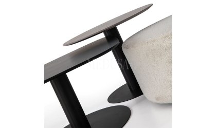 Medusa Home Mobilya - Benny Puflu Orta Sehpa Seti