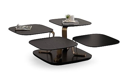 Medusa Home Mobilya - Bentley Siyah Orta Sehpa