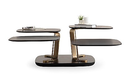 Medusa Home Mobilya - Bentley Siyah Orta Sehpa
