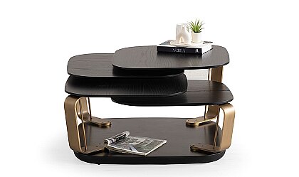 Medusa Home Mobilya - Bentley Siyah Orta Sehpa
