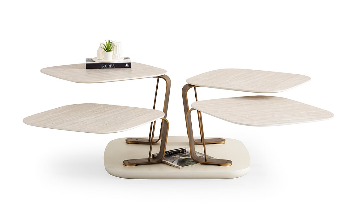 Medusa Home Mobilya - Bentley Traverten Orta Sehpa