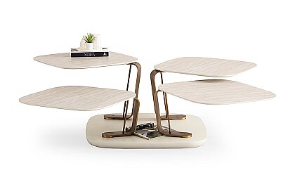 Medusa Home Mobilya - Bentley Traverten Orta Sehpa