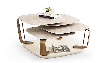 Medusa Home Mobilya - Bentley Traverten Orta Sehpa