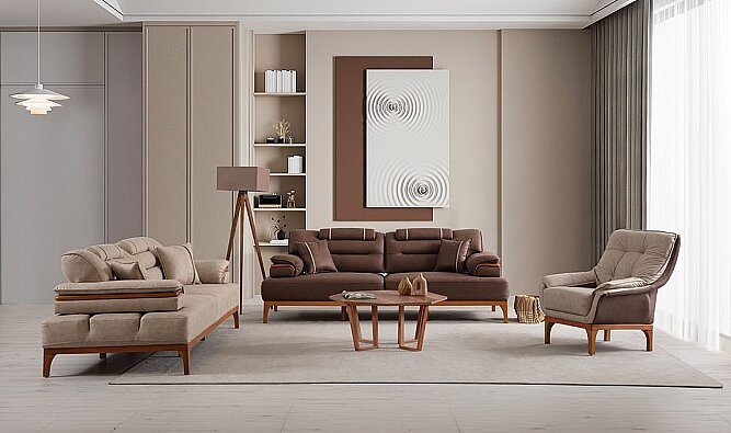 Medusa Home Mobilya - Bentleya Koltuk Takımı - Modern Koltuk Takımları