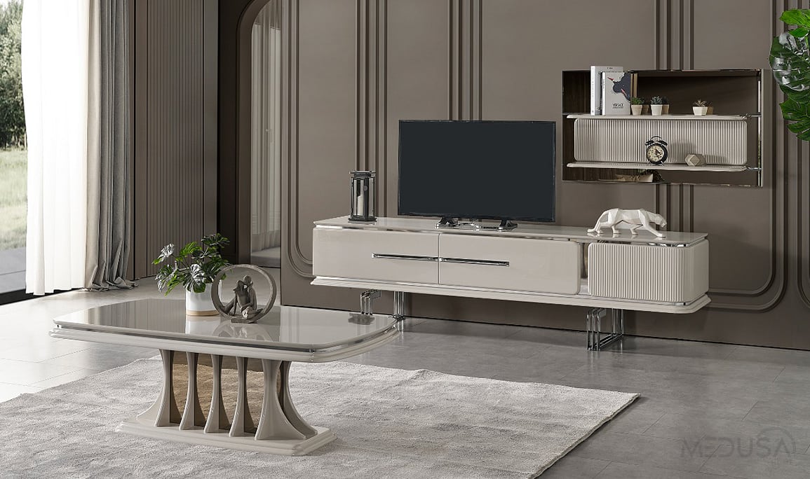 Medusa Home Mobilya - Bergama Kumtaşı Tv Ünitesi