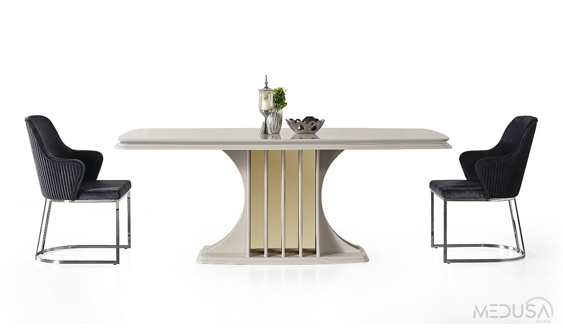 Medusa Home Mobilya - Bergama Kumtaşı Yemek Masası