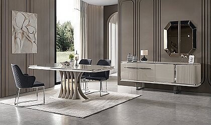 Medusa Home - Bergama Kumtaşı Yemek Odası