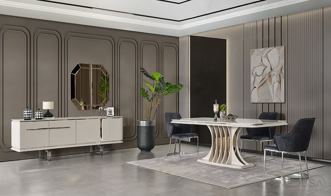 Medusa Home Mobilya - Bergama Kumtaşı Yemek Odası