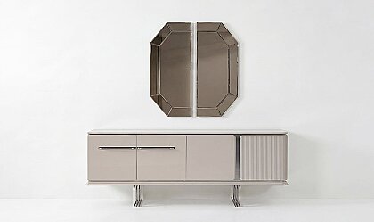 Medusa Home Mobilya - Bergama Luxury Silver Konsol