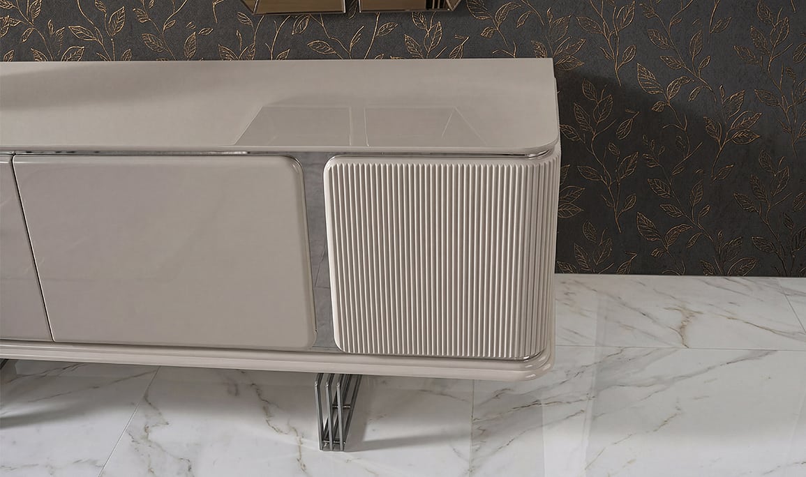 Medusa Home Mobilya - Bergama Luxury Silver Tv Ünitesi