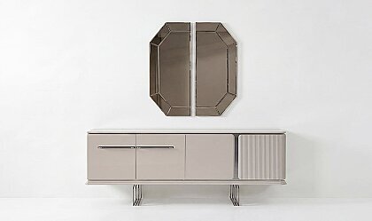 Medusa Home Mobilya - Bergama Luxury Silver Yemek Odası