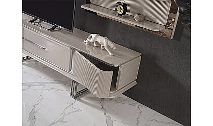 Medusa Home Mobilya - Bergama Luxury Silver Yemek Odası