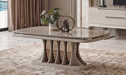 Medusa Home Mobilya - Bergama Luxury Silver Yemek Odası