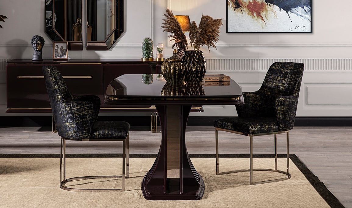 Medusa Home Mobilya - Bergama Luxury Yemek Odası