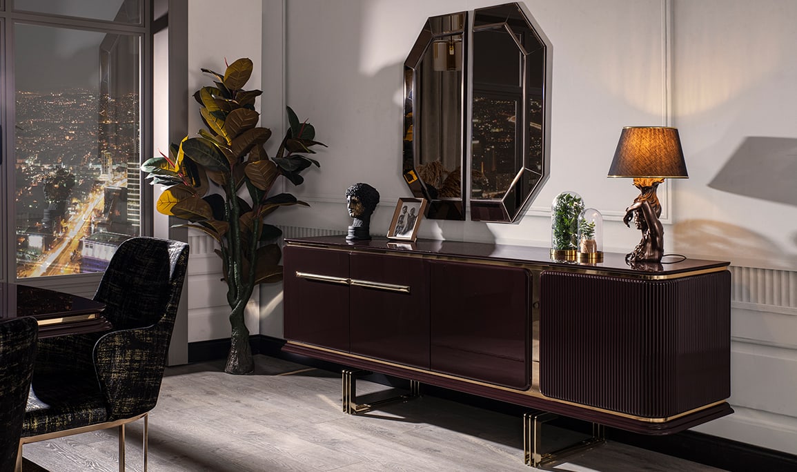 Medusa Home Mobilya - Bergama Luxury Yemek Odası