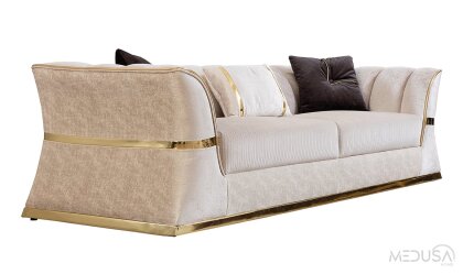 Medusa Home Mobilya - Berrak Üçlü Koltuk