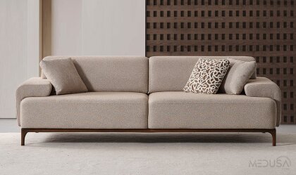 Medusa Home - Best Bej Üçlü Koltuk Medusa Home - Best Bej Üçlü Koltuk