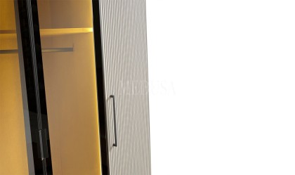 Medusa Home Mobilya - Beth Black 6 Kapılı Gardırop