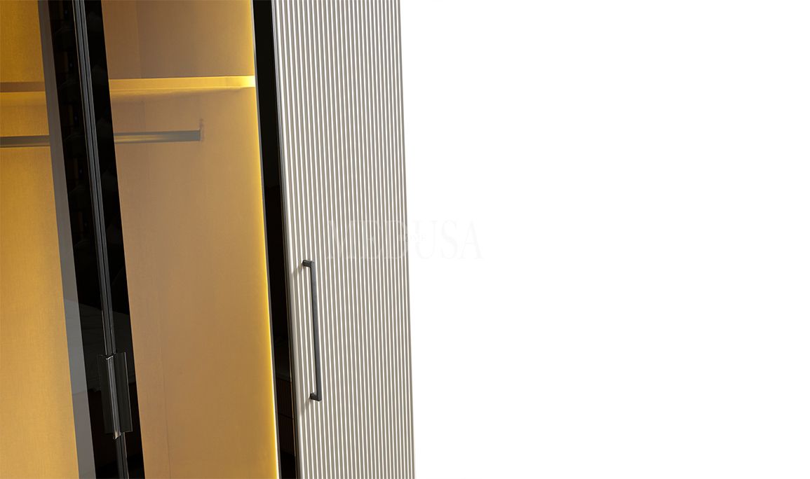 Medusa Home Mobilya - Beth Black 6 Kapılı Yatak Odası