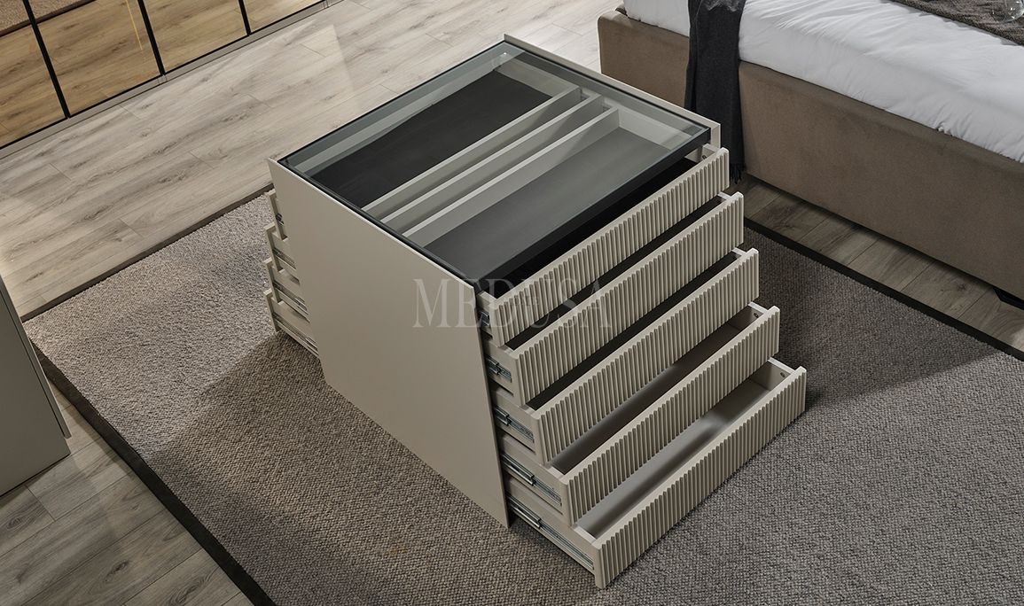 Medusa Home Mobilya - Beth Black Ada Şifonyer