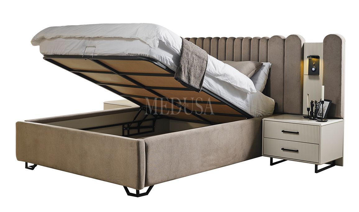 Medusa Home Mobilya - Beth Black Karyola