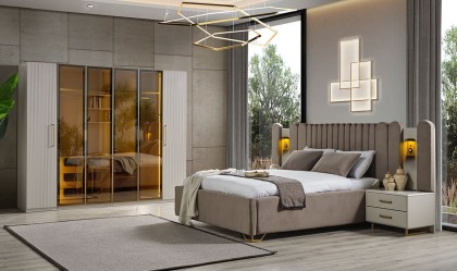 Medusa Home - Beth Gold 6 Kapılı Yatak Odası Medusa Home - Beth Gold 6 Kapılı Yatak Odası