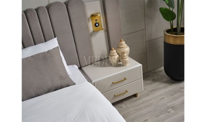 Medusa Home Mobilya - Beth Gold 6 Kapılı Yatak Odası