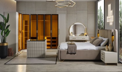 Medusa Home - Beth Gold Giyinme Odası Medusa Home - Beth Gold Giyinme Odası