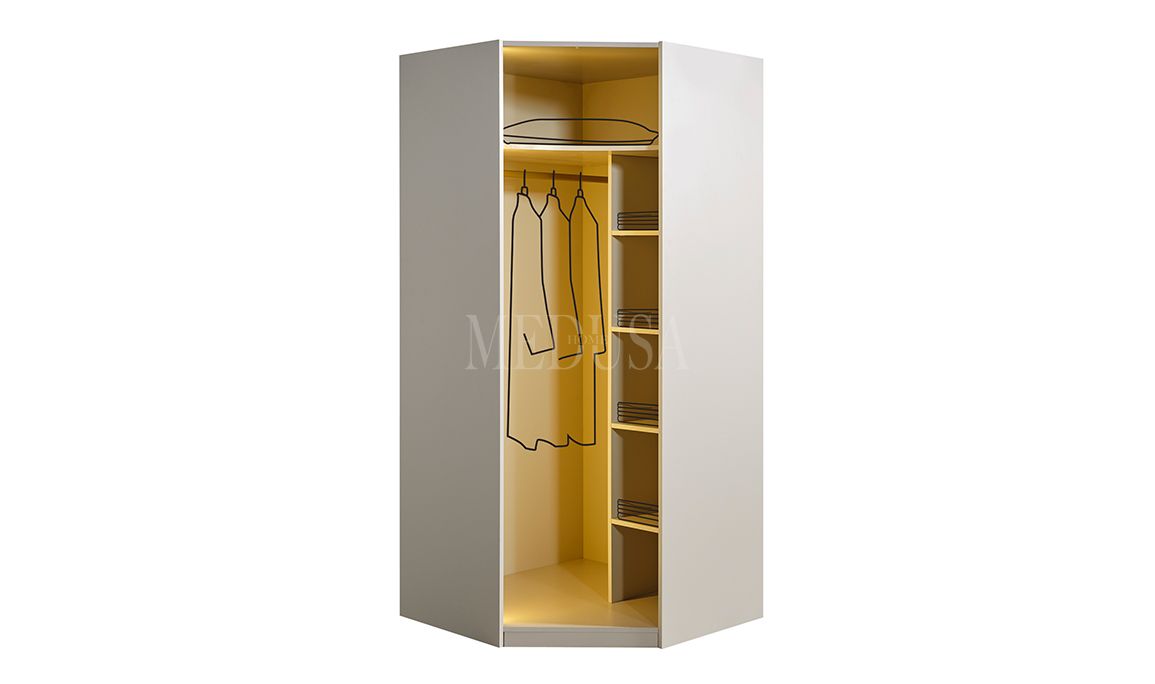 Medusa Home Mobilya - Beth Gold Köşe Gardırop