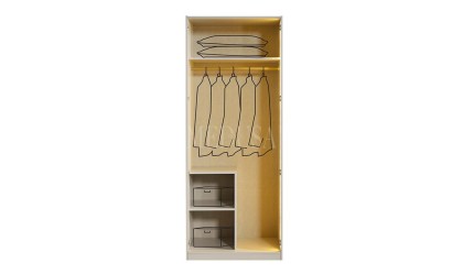 Medusa Home Mobilya - Beth Gold Köşe Gardırop