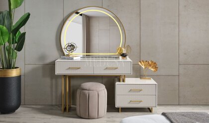 Medusa Home Mobilya - Beth Gold Şifonyer