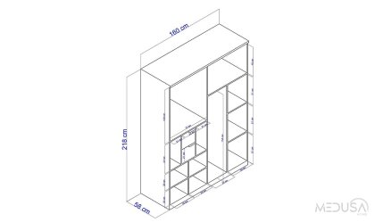 Medusa Home Mobilya - Biblo Gardırop