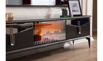 Medusa Home Mobilya - Biga Şömineli Tv Ünitesi